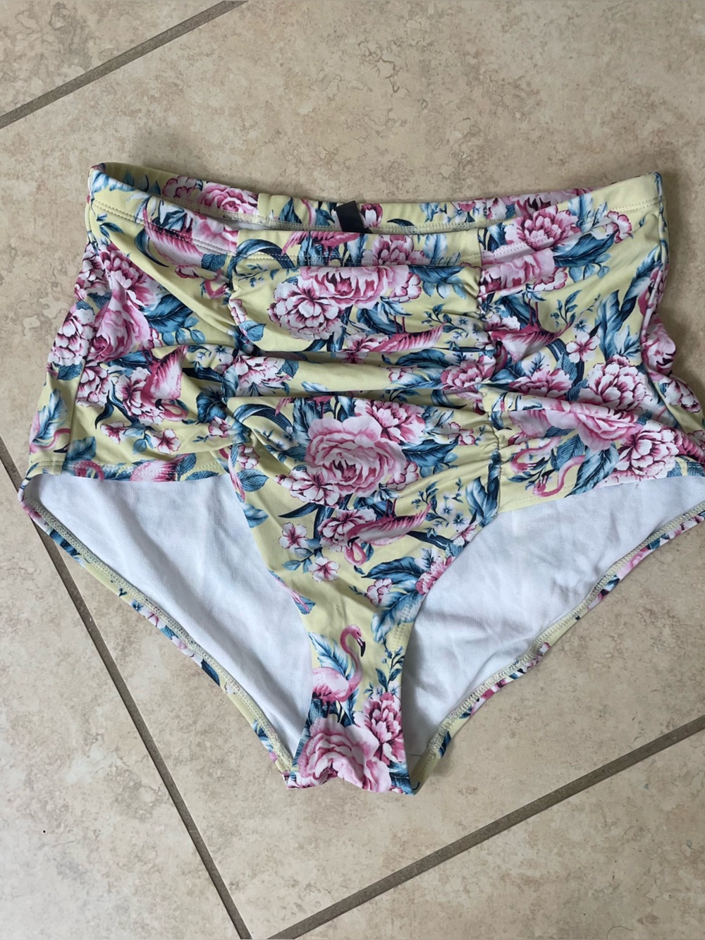 torrid 🦩 Floral High-Waist bikini bottom
